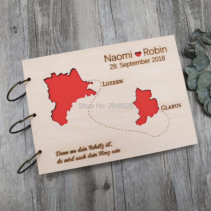 Custom Photo Book - Libro degli ospiti di nozze personalizzato