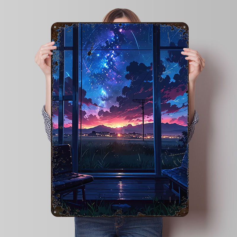 Custom Night Sky - Poster con Stampa di Anime e