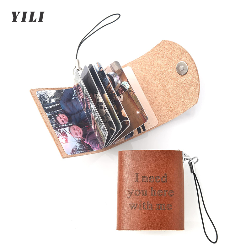 Custom Photo Book - Portachiavi Album Fotografico Personalizzato 10-12 Pezzi,