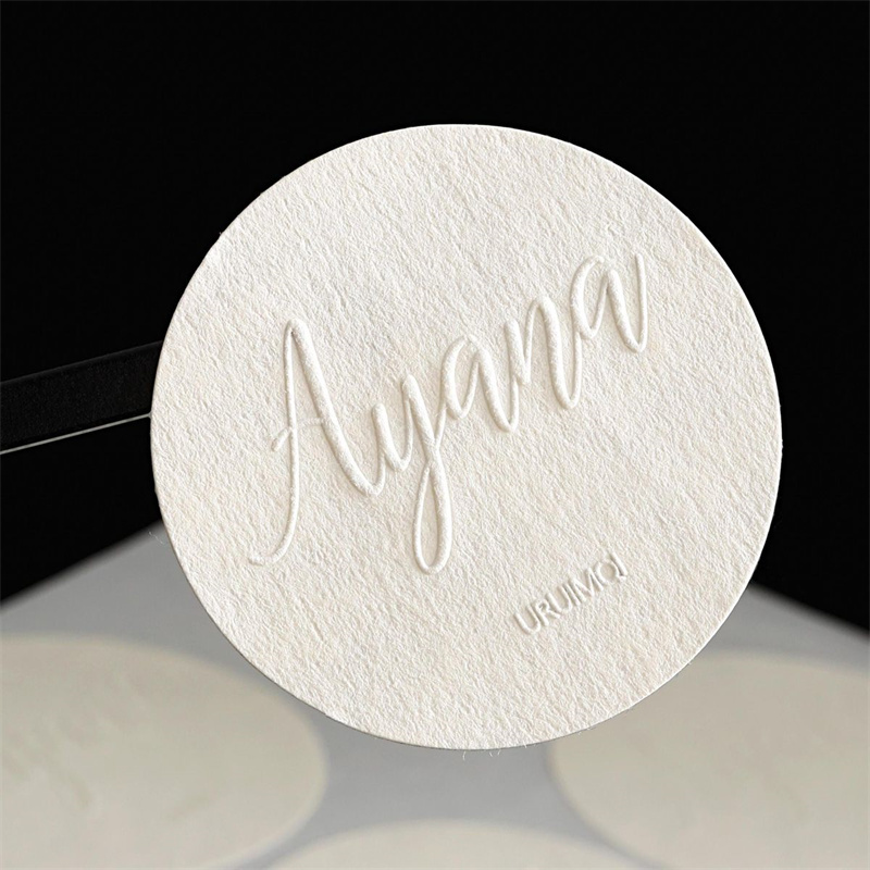 Personalised Candle Label - Etichette Adesive Personalizzate in Carta Goffrata