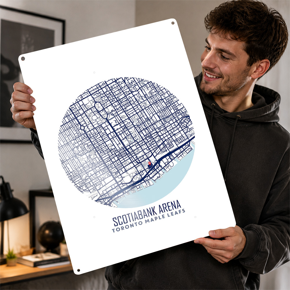 Custom Map Poster - Poster in Metallo della Mappa dell'Arena