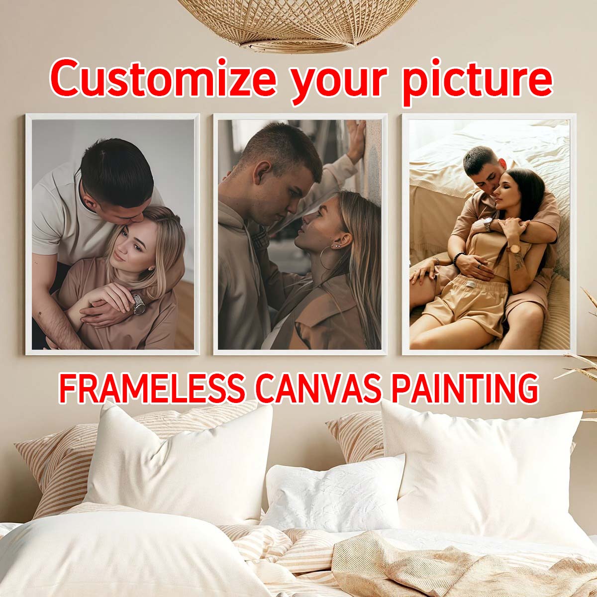 Engraved Wood Frame - Triptico - Quadro in legno personalizzato