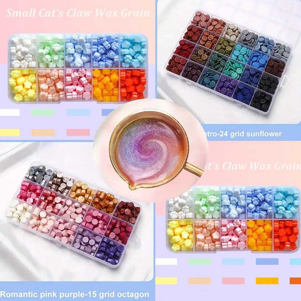 Wax Seal Letter Kit - 600 Pezzi di Perle di Ceralacca