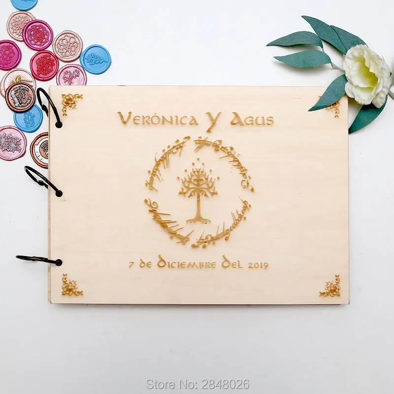 Custom Photo Book - Libro degli ospiti di matrimonio personalizzato