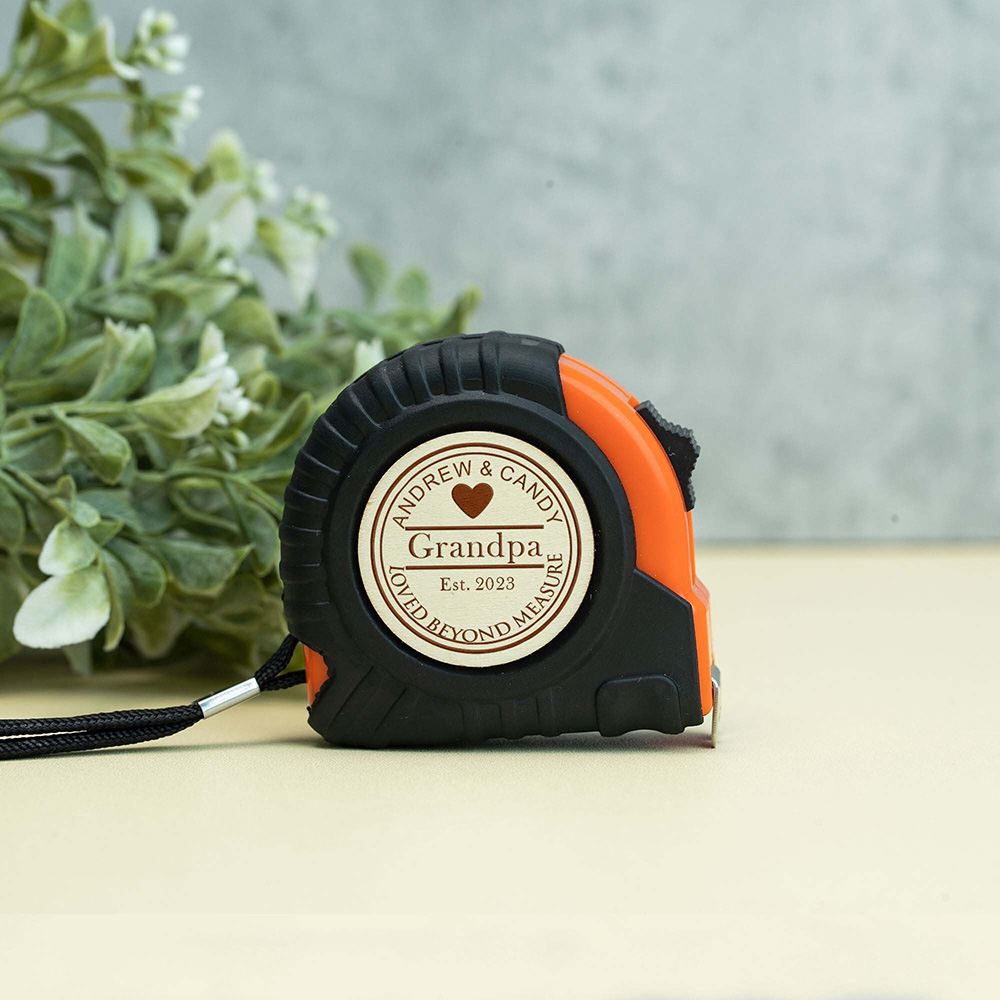 Personalised Candle Label - Nome personalizzato personalizzato metro a nastro