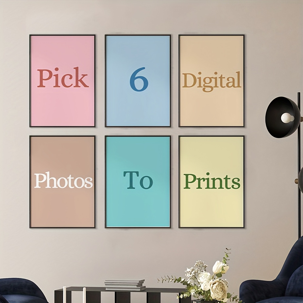 Pet Portrait Custom - Set di 6 Stampe Personalizzate su