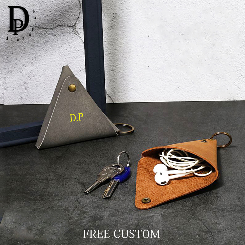 Initial Ring Custom - Nome personalizzato creativo Mini portamonete incidere