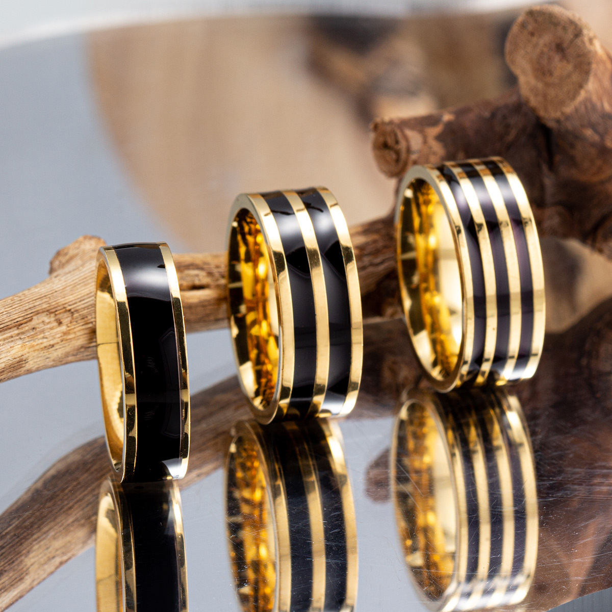 Initial Ring Custom - Anello con caduta di olio da