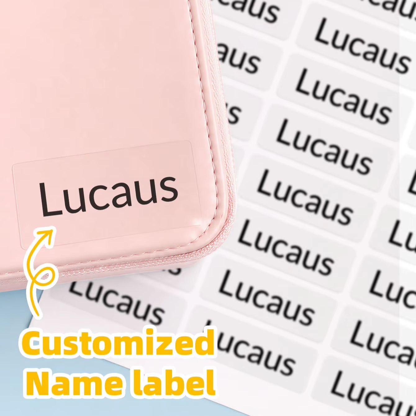Personalized Name Box - 1-240 Pezzi Adesivi Personalizzati con Nome