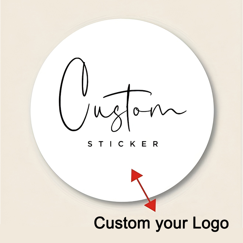 Personalised Candle Label - Adesivi fotografici personalizzabili con loghi multicolori: