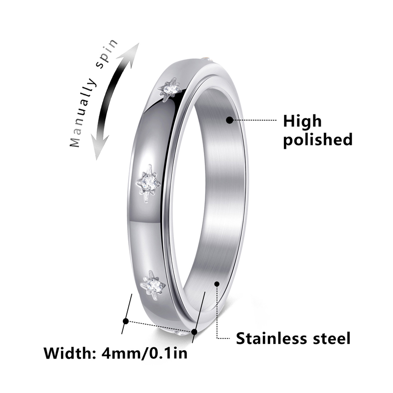 Letdiffery Moda Girevole Zirco - Initial Ring Custom recensione e prezzo