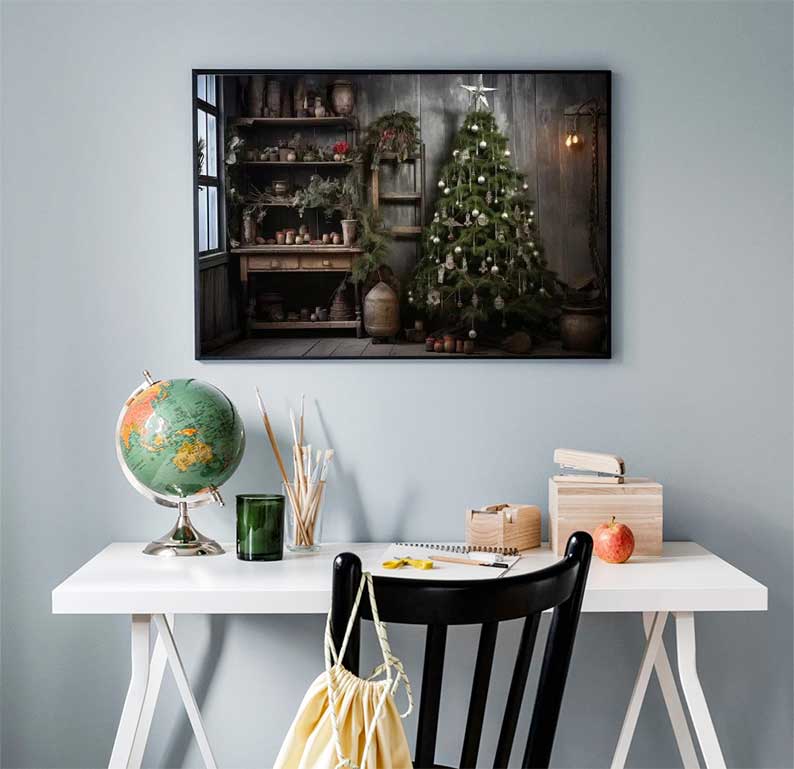 1 pezzo di poster natalizio gr - Family Tree Print recensione e prezzo