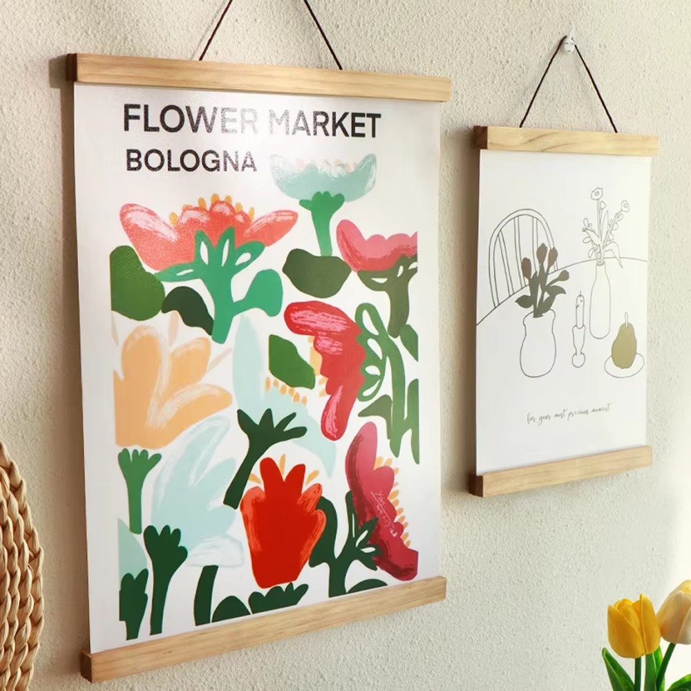 Cornice Magnetica per Poster 2 - Engraved Wood Frame recensione e prezzo