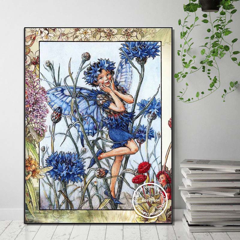 Cicely Mary Barker Opere d'art - Photo Mosaic Print recensione e prezzo