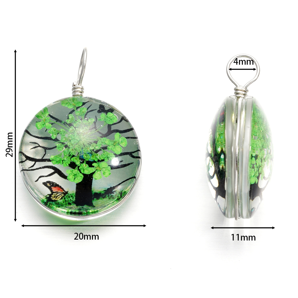 5 pz/lotto 20x29mm Gioielli di - Birth Flower Necklace recensione e prezzo