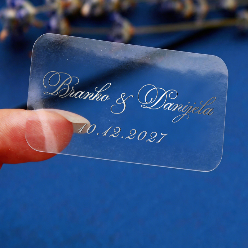 50 adesivi rettangolari person - Personalised Candle Label recensione e prezzo