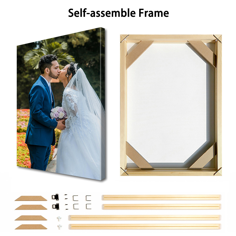 1 pezzo di foto personalizzate - Engraved Wood Frame recensione e prezzo