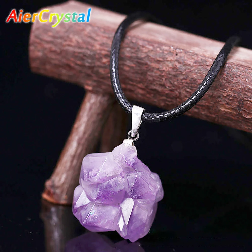 Ciondolo in pietra grezza di a - Birth Flower Necklace recensione e prezzo