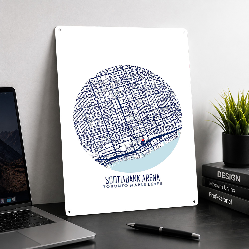 Poster in Metallo della Mappa  - Custom Map Poster recensione e prezzo