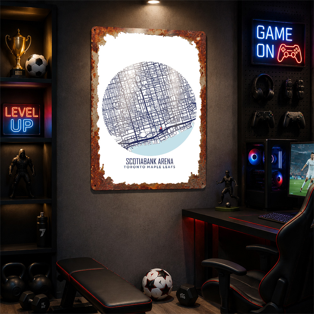 Poster in Metallo della Mappa  - Custom Map Poster recensione e prezzo