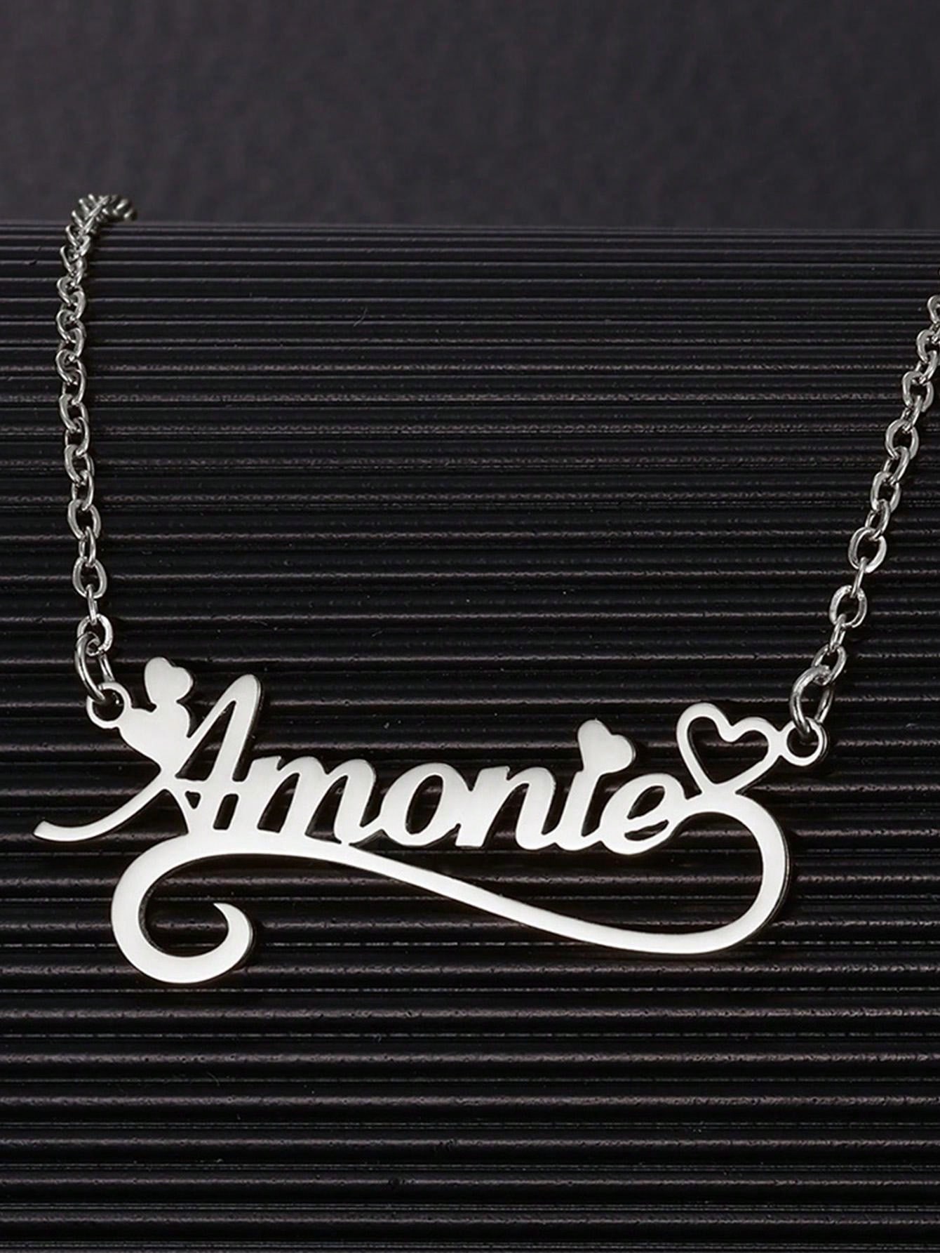 Nome personalizzato collane a  - Name Necklace Custom recensione e prezzo