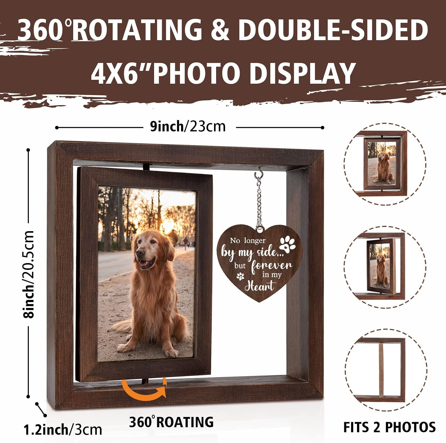 Cornice Portafoto Commemorativ - Engraved Wood Frame recensione e prezzo