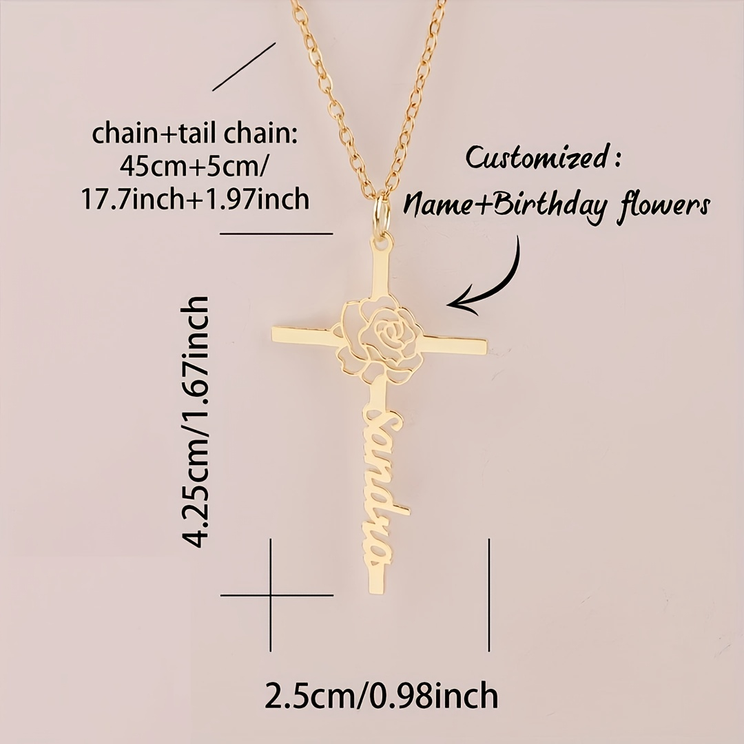 Collana Personalizzata con Cro - Birth Flower Necklace recensione e prezzo