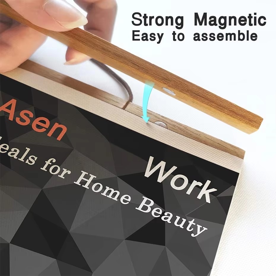 7 colori 30 40 50 cm Magnatic  - Engraved Wood Frame recensione e prezzo