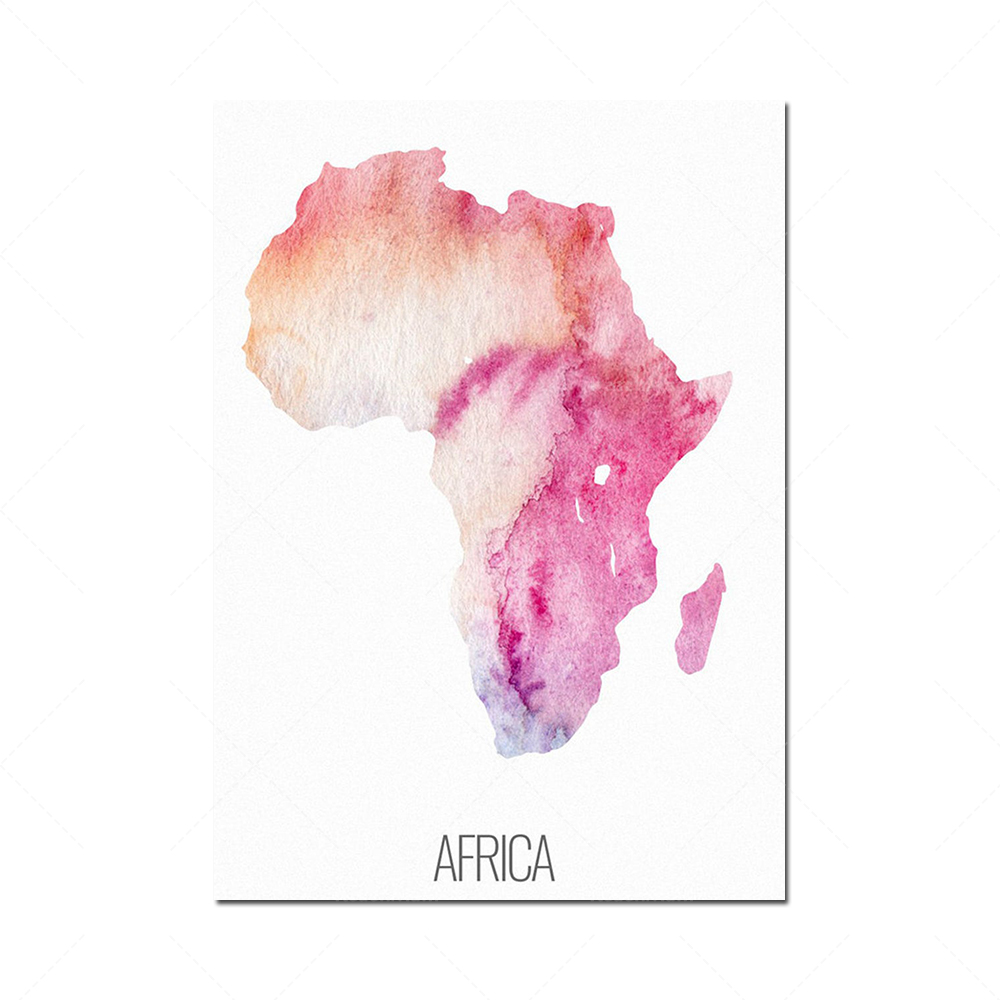 Set di 6 poster continentali,  - Custom Star Map recensione e prezzo