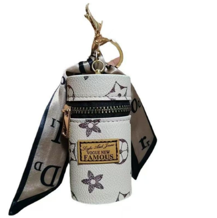 Astuccio cilindrico mini per r - Monogram Keychain Leather recensione e prezzo