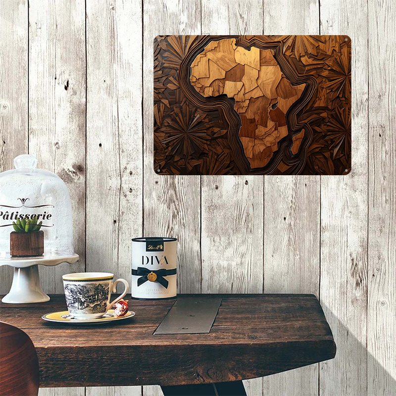 Mappa dell'Africa intaglio del - Custom Map Poster recensione e prezzo