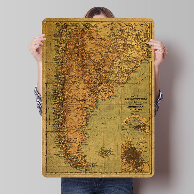 Poster in Latta con Mappa Vint - Custom Map Poster recensione e prezzo