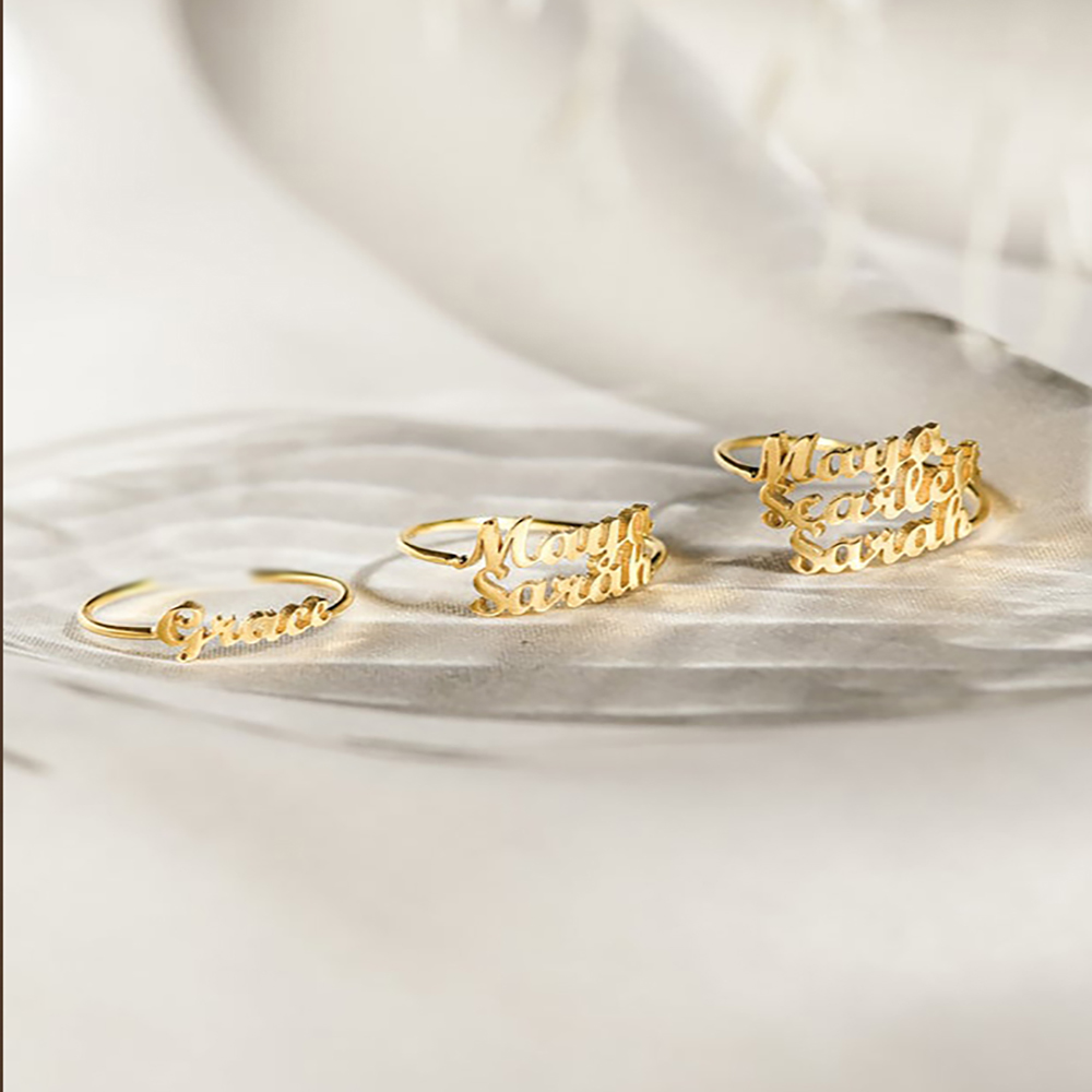 Anelli di famiglia personalizz - Initial Ring Custom recensione e prezzo