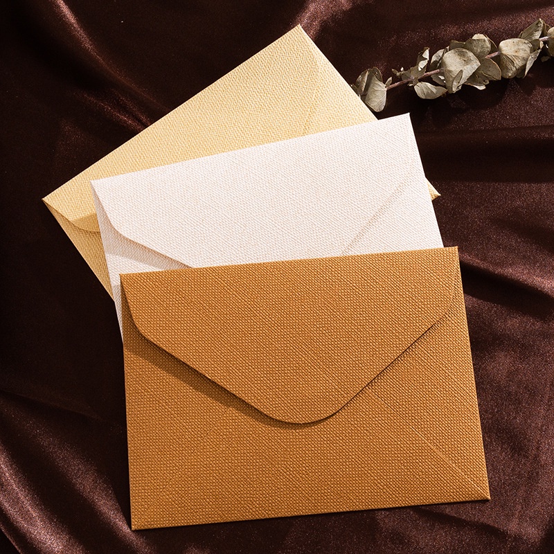 5 buste con motivo in lino ret - Wax Seal Letter Kit recensione e prezzo