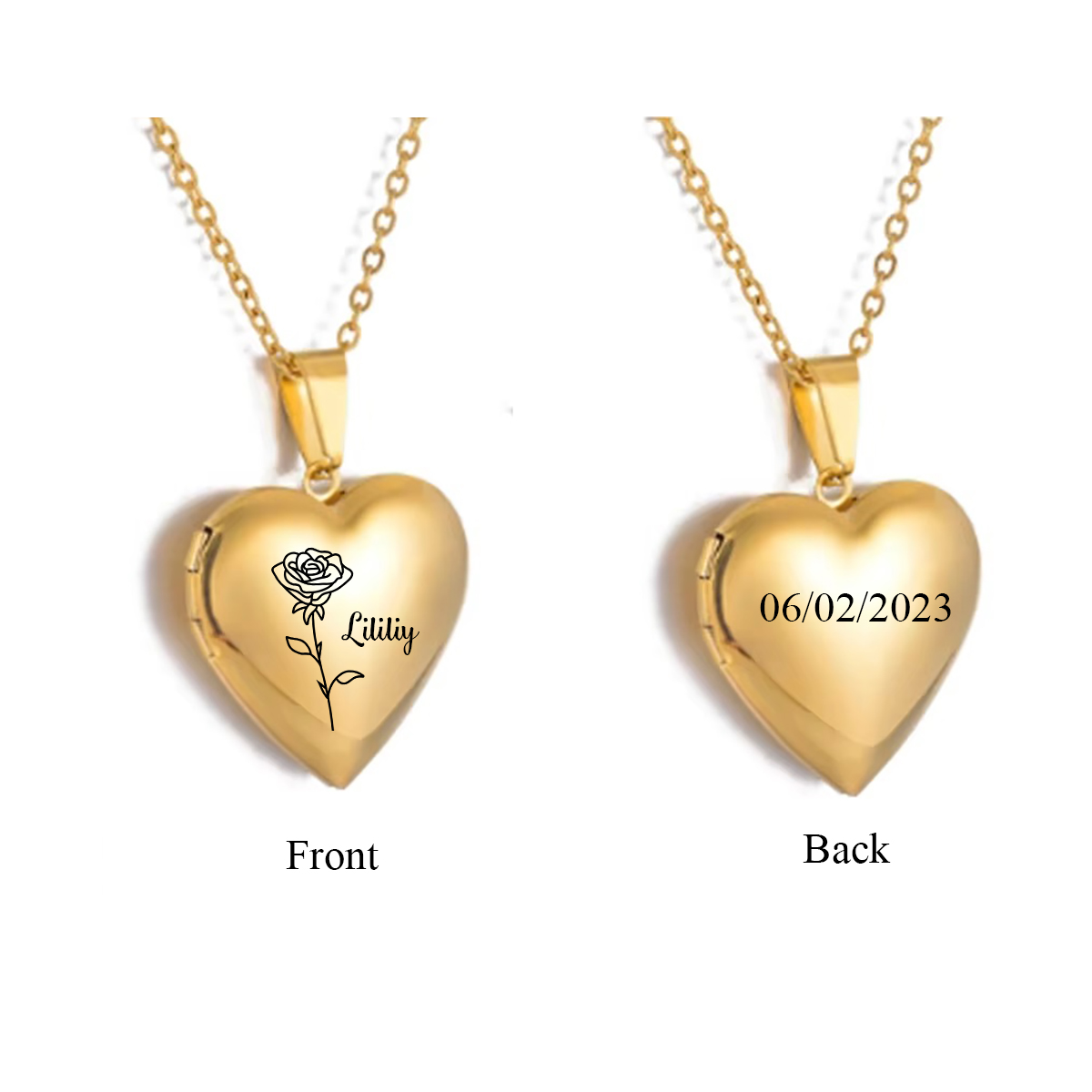 Collana personalizzata con med - Birth Flower Necklace recensione e prezzo
