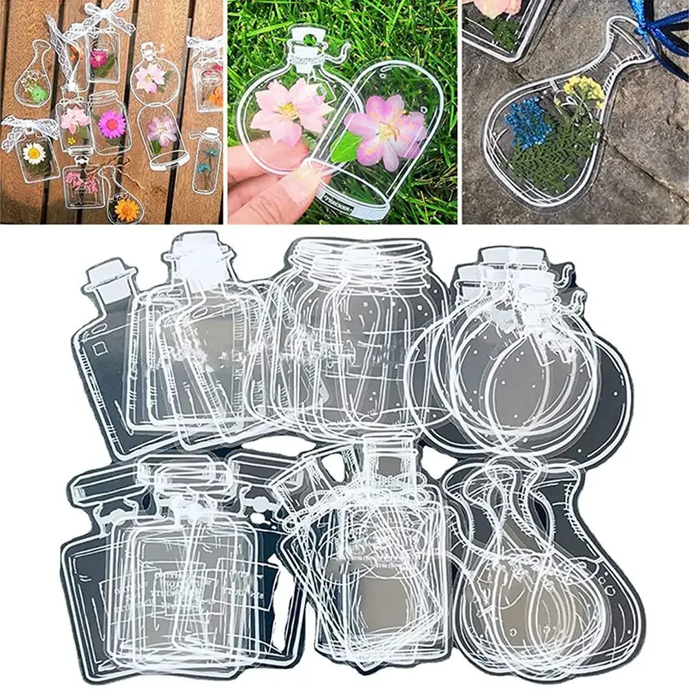 Modello di bottiglia dei desid - Dried Flower Bookmark recensione e prezzo