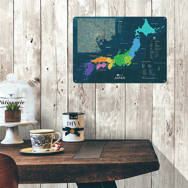Mappa del Giappone e del Tokyo - Custom Map Poster recensione e prezzo
