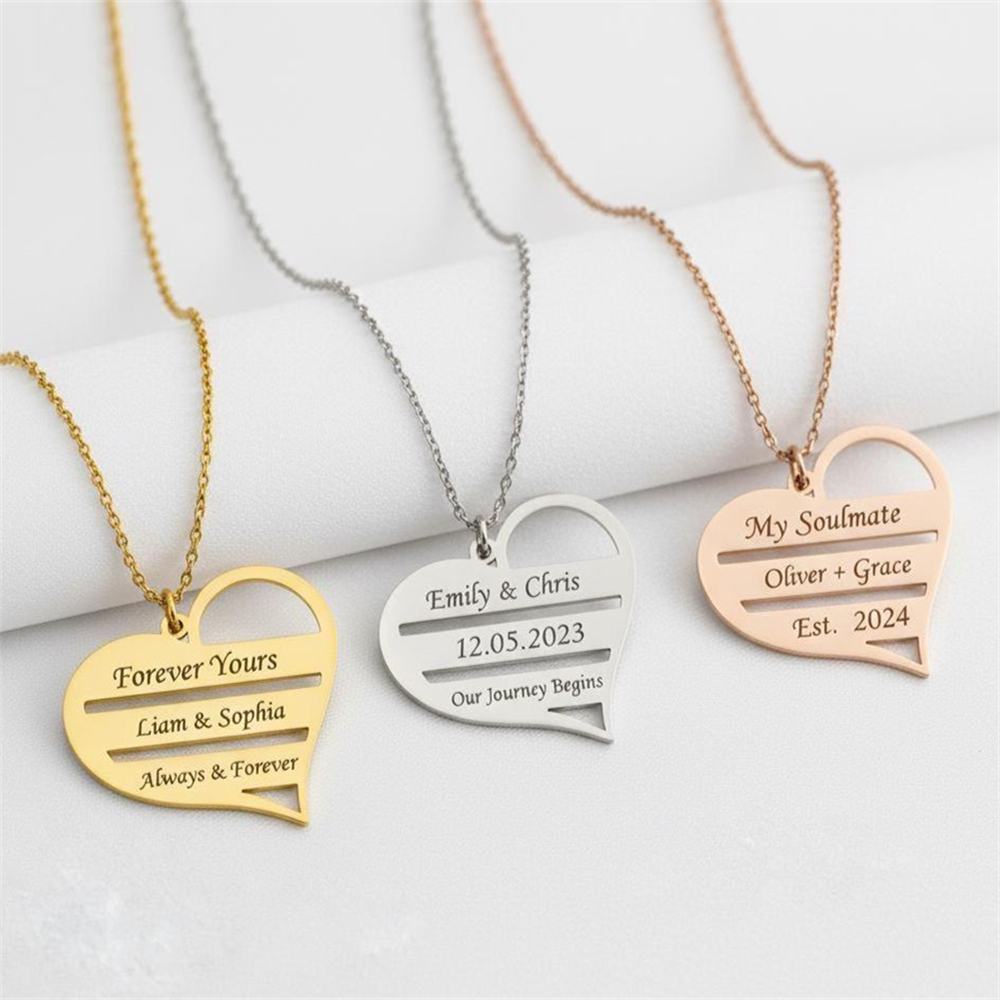 Collana a cuore personalizzata - Birth Flower Necklace recensione e prezzo
