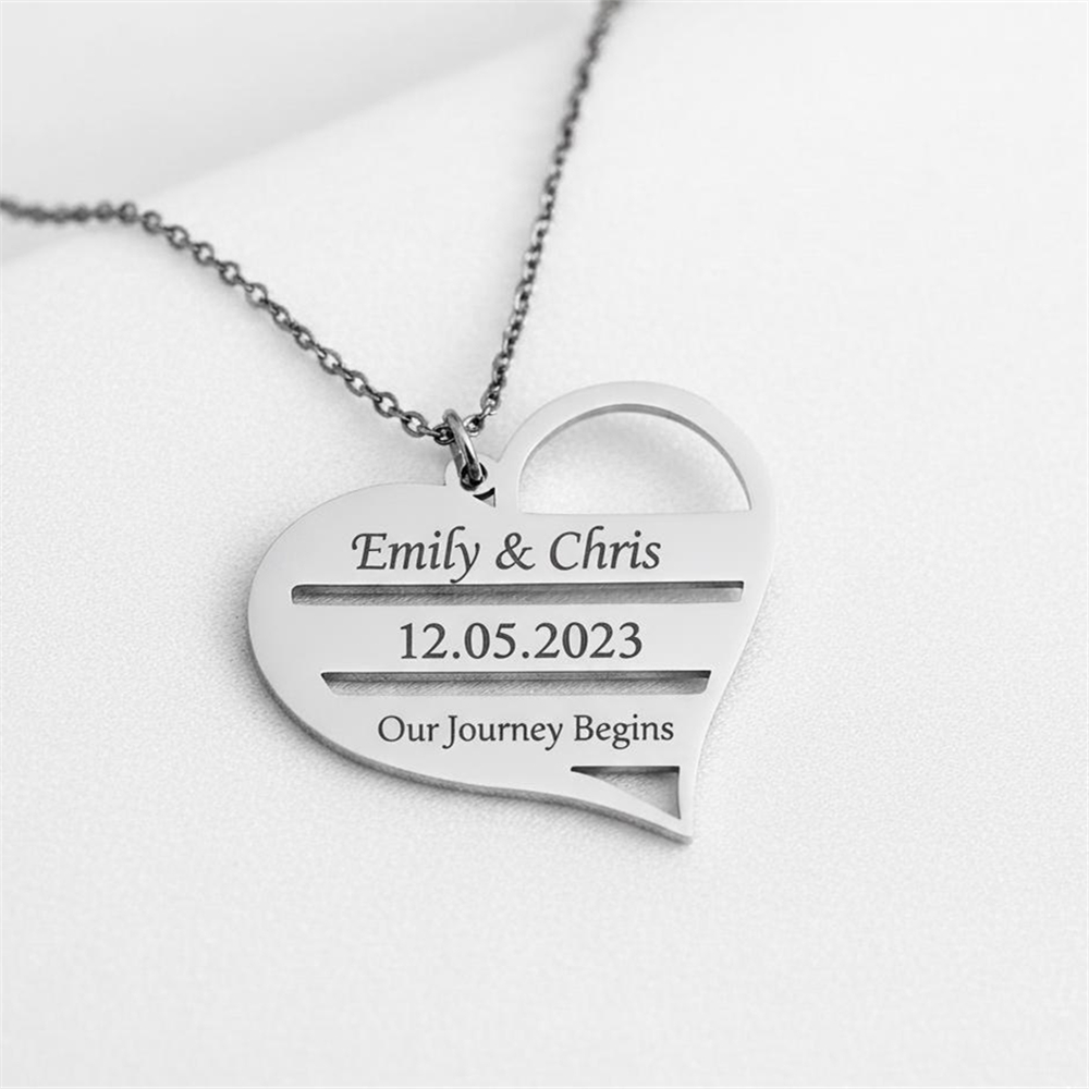 Collana a cuore personalizzata - Birth Flower Necklace recensione e prezzo